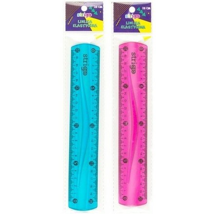 LINIJKA PLASTIKOWA STRIGO 20cm ELASTYCZNA LINIJKA PLASTIKOWA STRIGO 20cm ELASTYCZNA