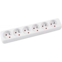 Listwa zasilająca Office Products 3m/6g biała