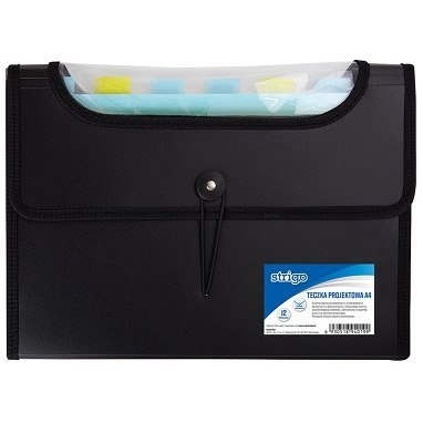 TECZKA PP STRIGO A4 12 PRZEKŁADEK FIOLETOWA