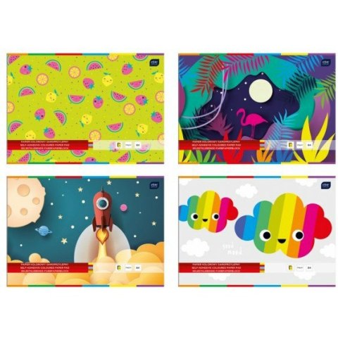 ZESZYT PAPIERÓW KOLOR SAMOPRZYLEPNY B4