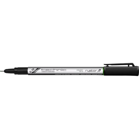 Cienkopis kreślarski Rystor Technic 0.3mm zielony