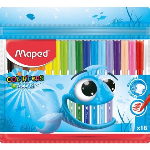 FLAMASTRY MAPED COLORPEPS OCEAN 18 KOLORÓW FLAMASTRY MAPED COLORPEPS OCEAN 18 KOLORÓW