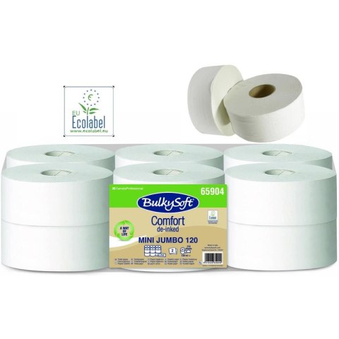 Papier toaletowy BulkySoft Comfort 120m 2w celuloza biały (12) Papier toaletowy BulkySoft Comfort 120m 2w celuloza biały (12)