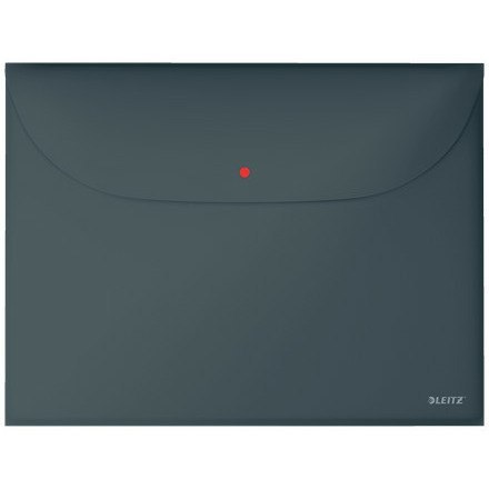 Teczka kopertowa Leitz Cosy A4 2 przegródki szara