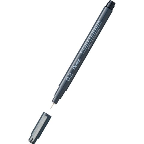 Cienkopis Pentel PointLiner 0.2mm czarny Cienkopis Pentel PointLiner 0.2mm czarny