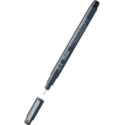 Cienkopis Pentel PointLiner 0.4mm czarny Cienkopis Pentel PointLiner 0.4mm czarny