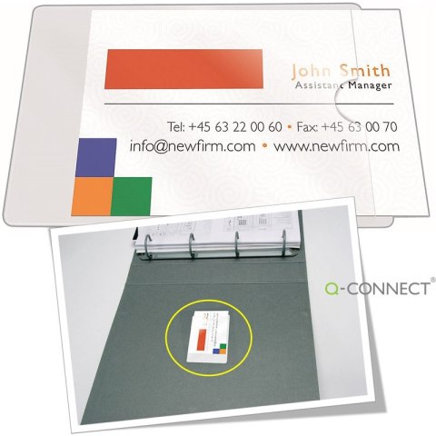 Kieszenie samoprzylepne Q-Connect 60x95mm (10) Kieszenie samoprzylepne Q-Connect 60x95mm (10)