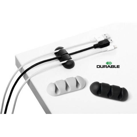Klipsy do kabli Durable Cavoline Clip 3 szare (2) Klipsy do kabli Durable Cavoline Clip 3 szare (2)