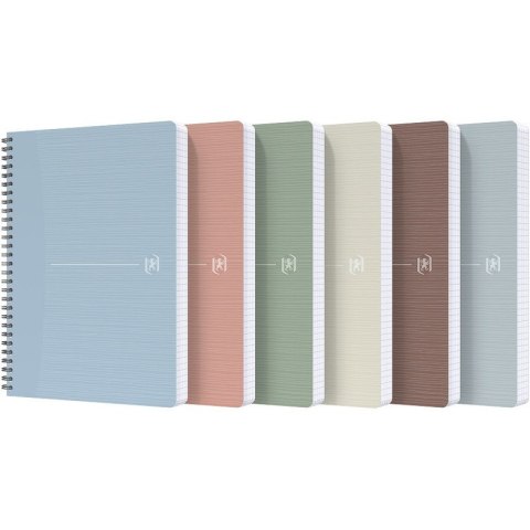 Kołozeszyt Oxford My Rec'Up A5/90k kratka mix kolorów