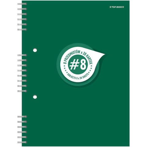 Kołozeszyt Top 2000 Student Book B5/160k kratka