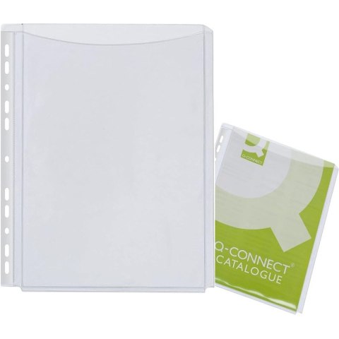 Koszulki na katalogi Q-Connect A4/180µm PCV krystaliczne (5) Koszulki na katalogi Q-Connect A4/180µm PCV krystaliczne (5)