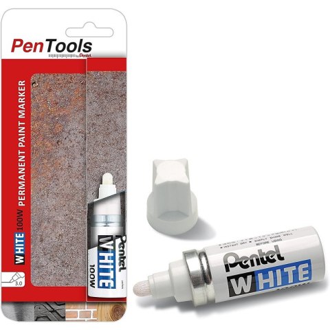 Marker olejowy Pentel X100W biały Marker olejowy Pentel X100W biały