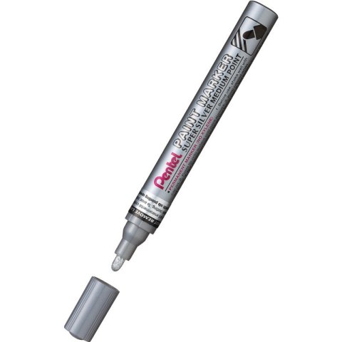 Marker olejowy Pentel MMP10 srebrny Marker olejowy Pentel MMP10 srebrny