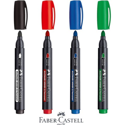 Marker permanentny Faber-Castell 52 czerwony Marker permanentny Faber-Castell 52 czerwony