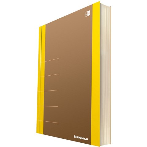 Notatnik Donau Life 165x230mm 80k kratka żółty Notatnik Donau Life 165x230mm 80k kratka żółty