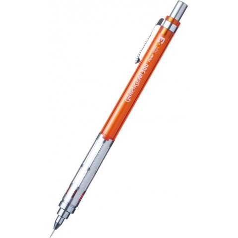 Ołówek automatyczny Pentel GraphGear 300 0.3mm pomarańczowy Ołówek automatyczny Pentel GraphGear 300 0.3mm pomarańczowy