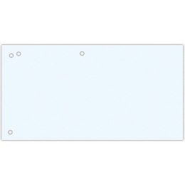 Przekładki kartonowe Office Products 1/3 A4 białe (100)