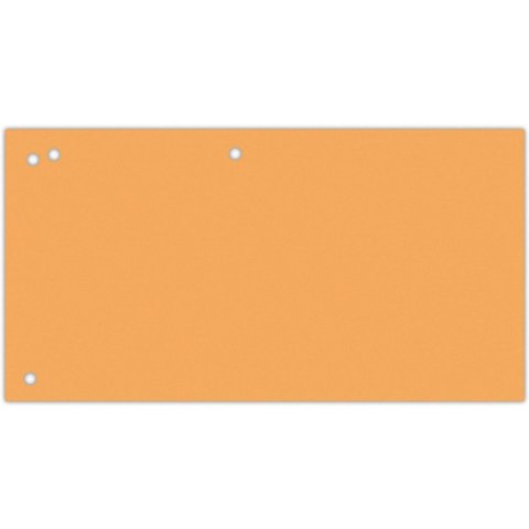 Przekładki kartonowe Office Products 1/3 A4 pomarańczowe (100)