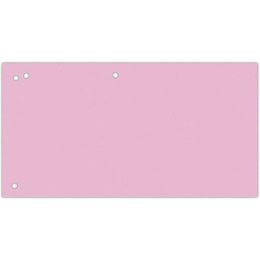 Przekładki kartonowe Office Products 1/3 A4 różowe (100)