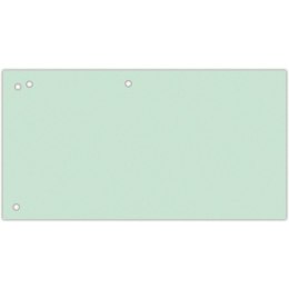 Przekładki kartonowe Office Products 1/3 A4 zielone (100)
