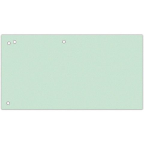 Przekładki kartonowe Office Products 1/3 A4 zielone (100)