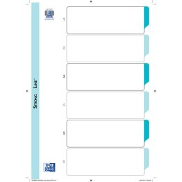 Przekładki mylar Oxford A4+ 6 kart