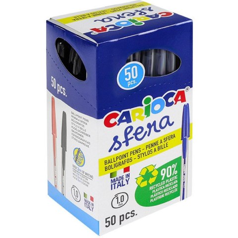 Długopisy Carioca Sfera czarne (50) Długopisy Carioca Sfera czarne (50)