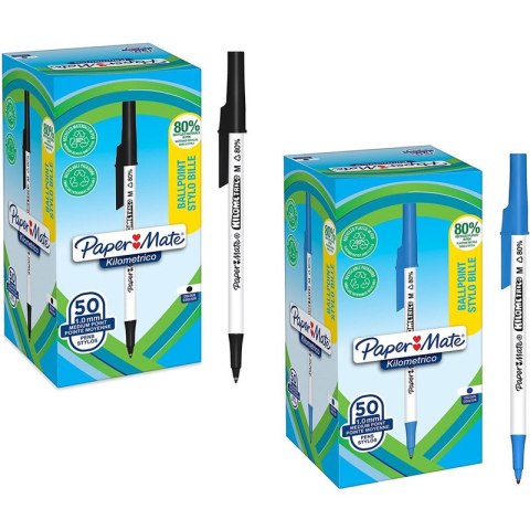 Długopisy Paper Mate Kilometrico M 1.0mm niebieski (50) Długopisy Paper Mate Kilometrico M 1.0mm niebieski (50)