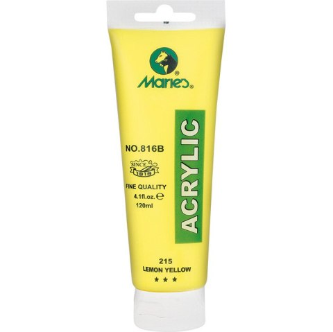 Farba akrylowa Marie's 120ml żółta Farba akrylowa Marie's 120ml żółta