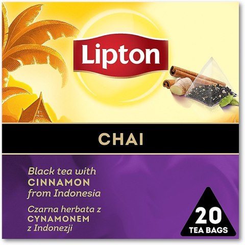 Herbata Lipton Piramid czarna Chai (20)