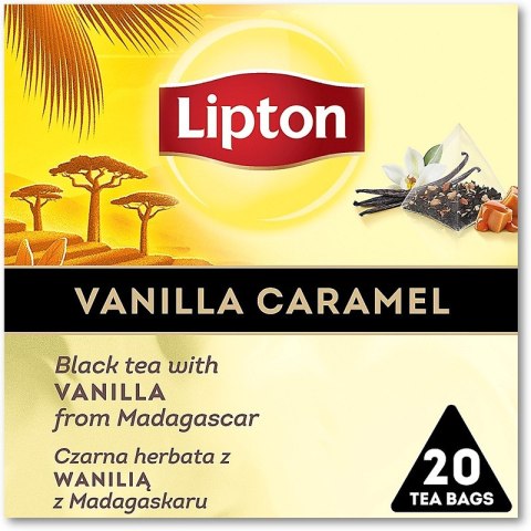 Herbata Lipton Piramid czarna Vanilla Caramel (20) Herbata Lipton Piramid czarna Vanilla Caramel (20)