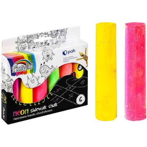Kreda chodnikowa Fiorello neon 6 kolorów Kreda chodnikowa Fiorello neon 6 kolorów