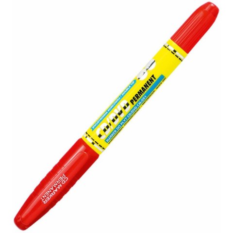 Marker do płyt CM-051 dwustronny czerwony Marker do płyt CM-051 dwustronny czerwony
