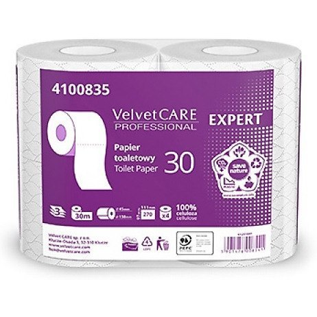 Papier toaletowy Velvet Care Expert 3w celuloza białe (4) Papier toaletowy Velvet Care Expert 3w celuloza białe (4)