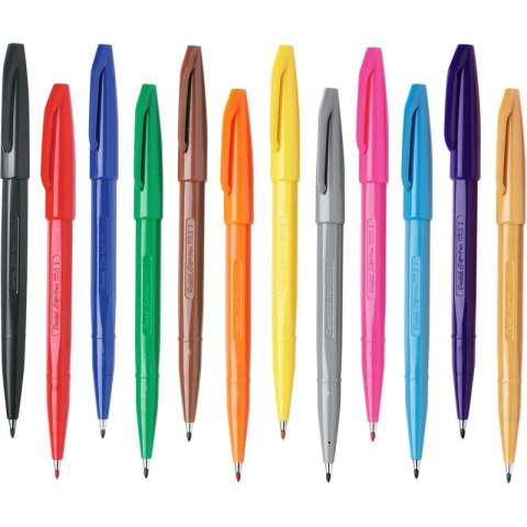 Pisak Pentel Sign Pen S520 brązowy Pisak Pentel Sign Pen S520 brązowy