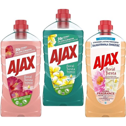 Płyn uniwersalny Ajax Floral Fiesta 1L, KWIAT LAGUNY Płyn uniwersalny Ajax Floral Fiesta 1L, KWIAT LAGUNY