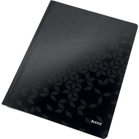 Skoroszyt kartonowy Leitz Wow A4 czarny