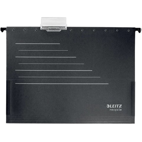 Teczka zawieszana Leitz Alpha Recycle A4 (z bokami) czarna