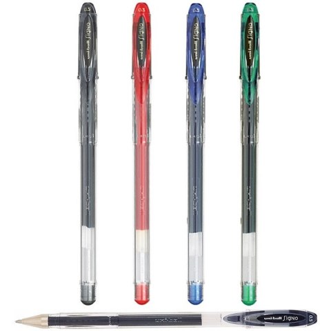 Długopis żelowy Uni UM-120 Signo czerwony