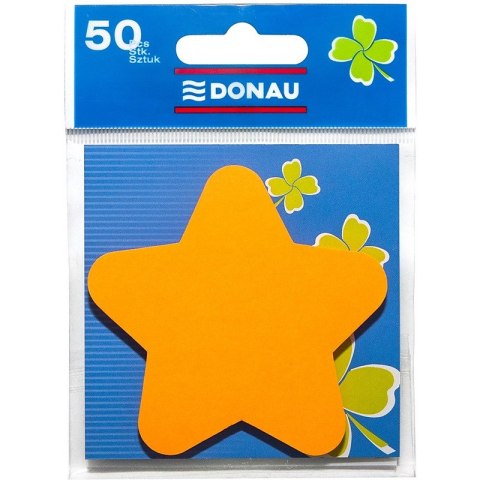 Karteczki Donau gwiazdka pomarańczowe (50)