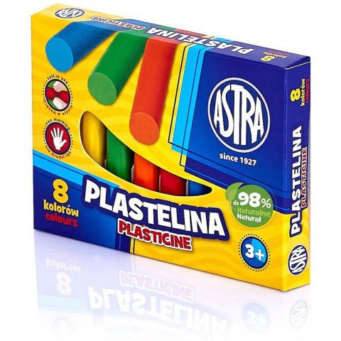 Plastelina Astra 8 kolorów Plastelina Astra 8 kolorów