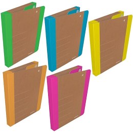 Teczka na rzepy DONAU LIFE, A4/3cm, żółta