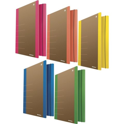 Teczka z gumkš DONAU Life, Karton, A4, 500gsm, 3-s