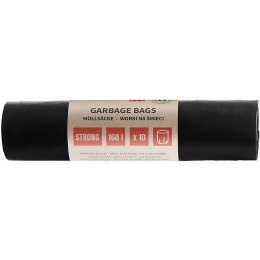 Worki na śmieci DONAU ECO, mocne (LDPE), 160l, 10