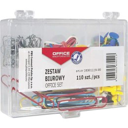 Zestaw biurowy (pinezki, gumki i spinacze) OFFICE