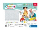 Clemmy Kolorowy Pociąg Sensoryczny Lokomotywa Wagony Klocki 70cm Clementoni 17961