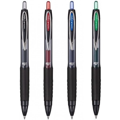 Długopis żelowy Uni UMN-207E Signo zielony