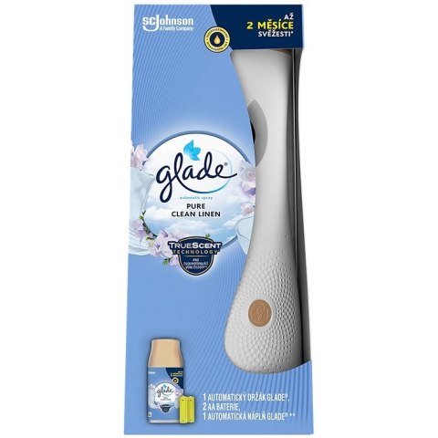 Odświeżacz powietrza automatyczny Glade 269ml Pure Clean Linen Odświeżacz powietrza automatyczny Glade 269ml Pure Clean Linen