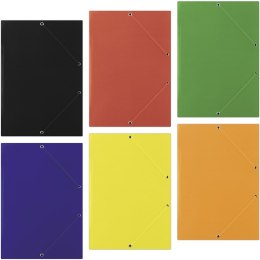 TECZKA KARTONOWA Z GUMKĽ DONAU A4/400g CZARNA