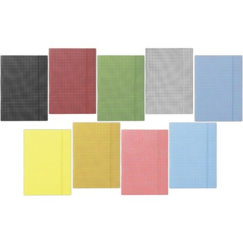 Teczka kartonowa z gumkš Donau A4/400g w kratę jas